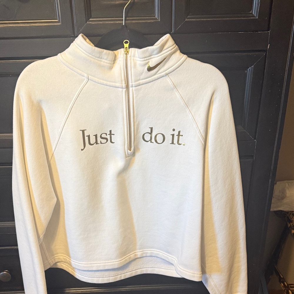 Nike Women's Cream Cowl Neck Sweater!!